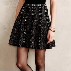 Anthropologie Moth Skater Flare Skirt